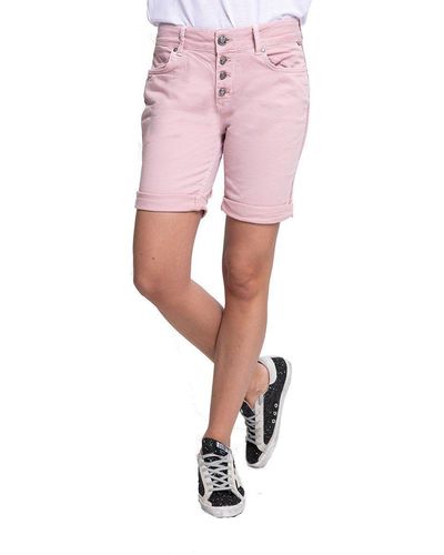 Zhrill Mom-Jeans Shorts JESSY Rose perfekter Sitzkomfort - Pink
