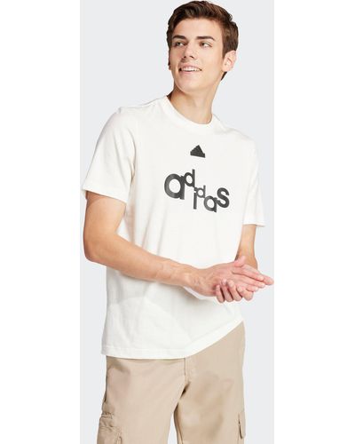 adidas Shirt BL SJ T Q1 GD - Weiß