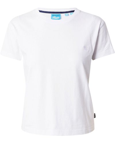 Superdry T-Shirt Essential (1-tlg) Stickerei, Plain/ohne Details - Weiß