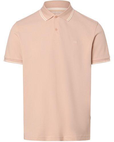 SELECTED Poloshirt SLHDante - Pink