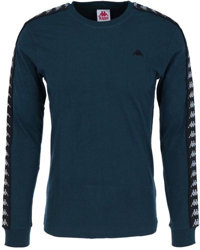Kappa Men T-Shirt Regular Fit (1-tlg) - Blau