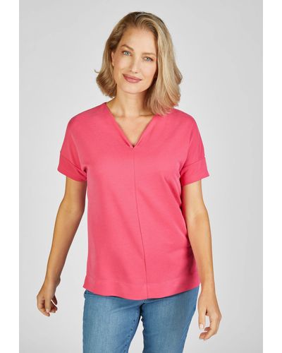 Rabe Print- T-Shirt - Pink