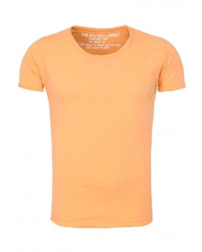 Key Largo Print-Shirt - Orange