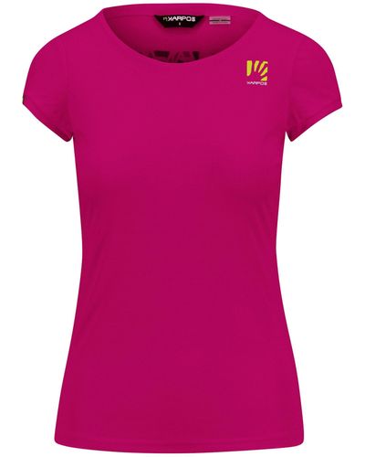 Karpos T-Shirt LOMA W JERSEY INNUENDO/CHERRIES JUBILEE/OMBR - Lila