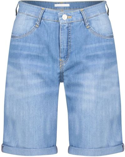 M·a·c Shorts Jeansshorts SHORTY (1-tlg) - Blau