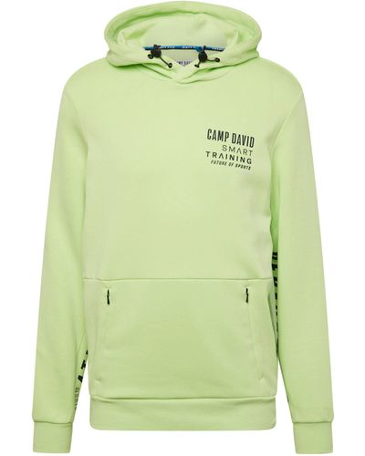 Camp David Sweatshirt (1-tlg) - Grün