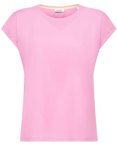 Esprit Sports Kurzärmliges Active T-Shirt (1-tlg) - Pink