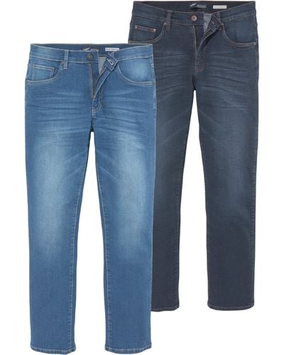 Arizona Stretch-Jeans Willis (Packung, 2-tlg) Straight Fit - Blau