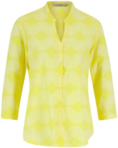 Eterna Klassische Bluse 3/4-Arm (1-tlg) - Gelb