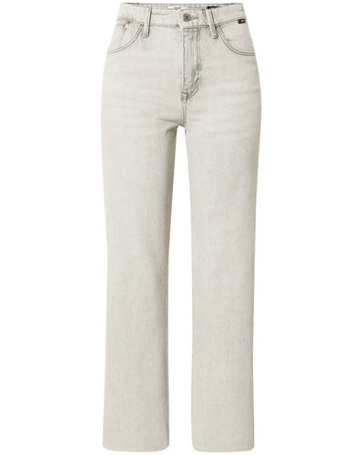 Mavi 7/8-Jeans BARCELONA (1-tlg) Plain/ohne Details - Grau