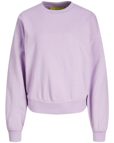 JJXX Sweatshirt Alfa (1-tlg) Plain/ohne Details - Lila