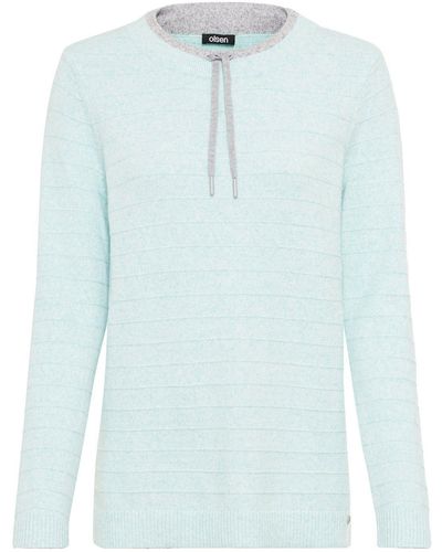 Olsen Sweatshirt Pullover Long Sleeves - Blau