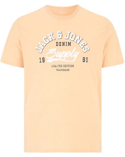 Jack & Jones T-Shirt (1-tlg) - Natur