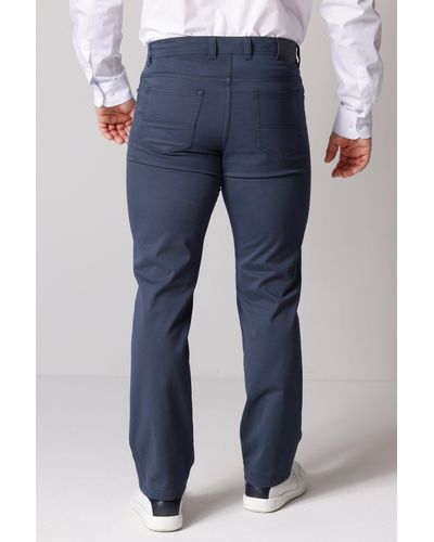 Boston Park Jeans 5-Pocket-Hose Straight Fit - Blau