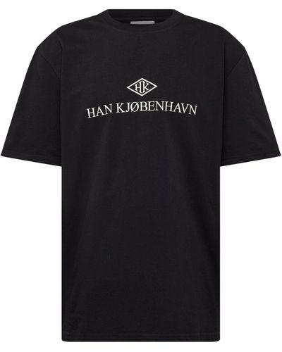 Han Kjobenhavn T-Shirt (1-tlg) - Schwarz