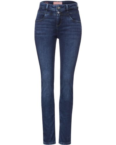 Street One - Basic Jeans - jeans - Regular Fit - Blau
