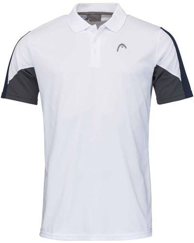 Head Poloshirt Tennisshirt CLUB 22 (1-tlg) - Weiß