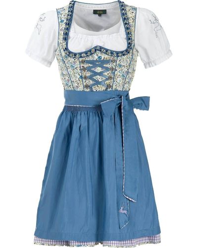Wiesnkönig 2-in-1-Kleid Dirndl Taleha - Blau