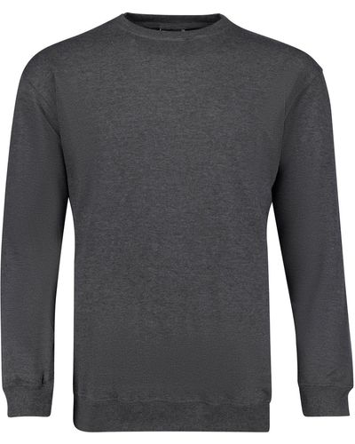 Adamo Sweatshirt (1-tlg) in Übergrößen bis 14XL - Grau