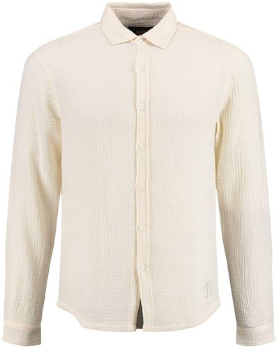 Key Largo Langarmhemd Freizeithemd MSH FINCA (1-tlg) - Weiß