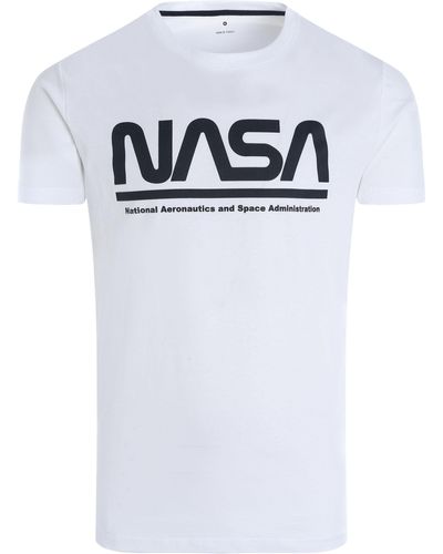 NASA T-Shirt weiss - Weiß