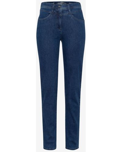 RAPHAELA by BRAX Regular-fit-Jeans LAURA NEWNOS, STONED - Blau