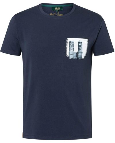 Wiesnkönig T-Shirt Frauenkirche K20 - Blau