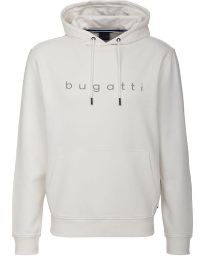 Bugatti Sweatshirt mit -Print - Grau
