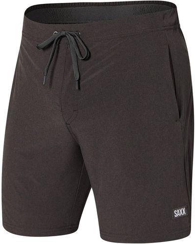 Saxx Underwear Co. M Sport 2 Life 2n1 Short Shorts - Grau