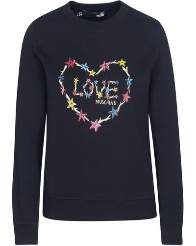 Love Moschino Sweater Pullover - Blau