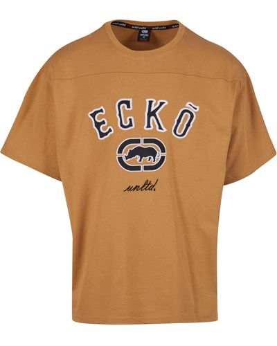 Ecko' Unltd . - . Boxy Cut T-shirt (1-tlg) - Braun
