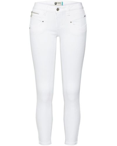 Freeman T.porter 7/8-Jeans Alexa (1-tlg) Plain/ohne Details, Weiteres Detail - Weiß
