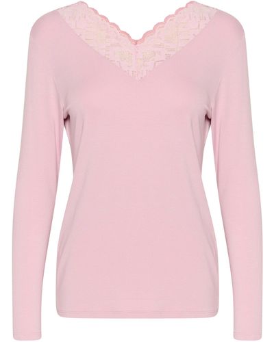 Cream Langarmbluse Langarm-Shirt CRTrulla - Pink
