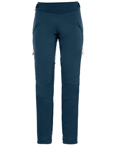Vaude Funktionshose Women's Minaki Pants (1-tlg) Green Shape - Blau