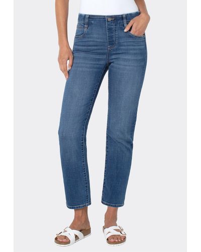 Liverpool Jeans Company Fit-Jeans Gia Glider Slim Stretchy und komfortabel - Blau