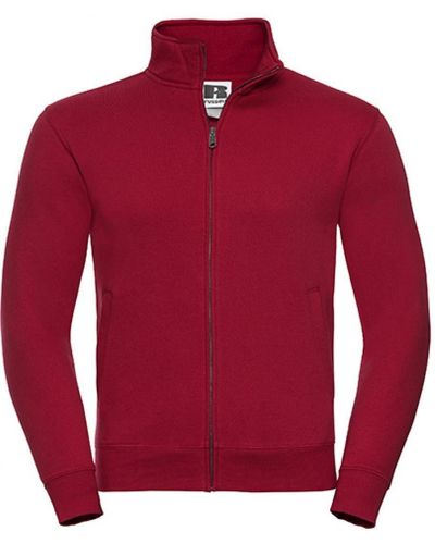 Russell Sweatjacke Authentic Sweat Jacket / 3-lagiger Sweatshirt-Stoff - Rot
