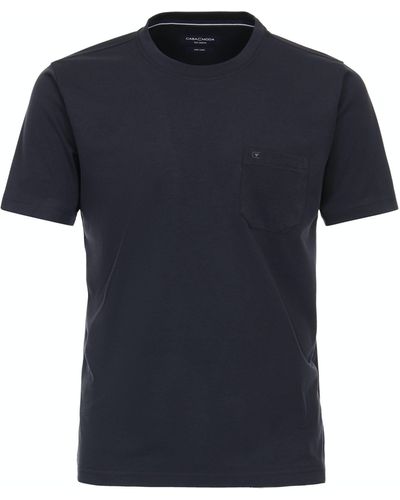CASA MODA T-Shirt O-Neck SNOS 147 blau