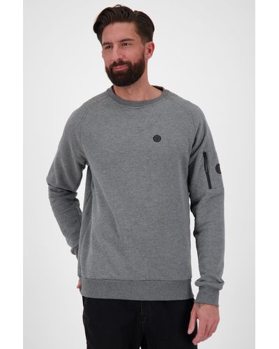 Alife & Kickin VinnAK A Crewneck Sweatshirt, Pullover - Grau