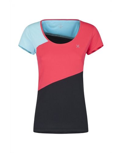 Montura Outdoor Style T-Shirt 0429-Rosa Sugar/Ice Blue - Rot