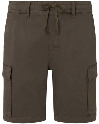 Pepe Jeans Shorts mit Cargotaschen - Grau