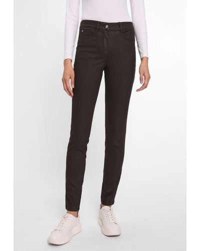 Basler 5-Pocket-Jeans Cotton mit Taschen - Grau