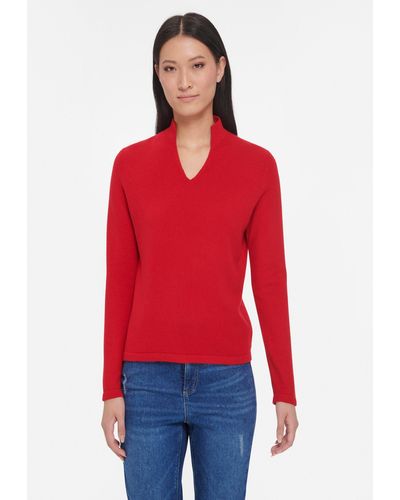 Peter Hahn Strickpullover Cashmere - Rot