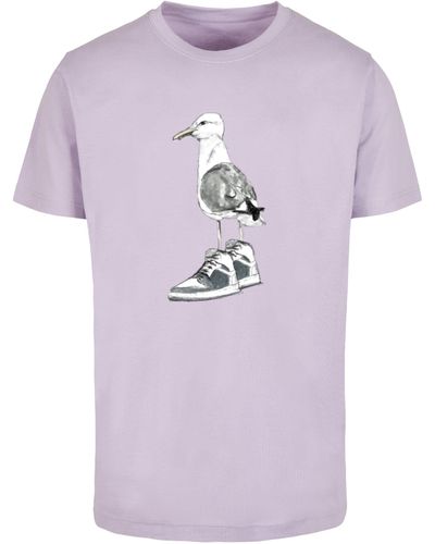 Mister Tee T-Shirt Seagull Sneakers Tee (1-tlg) - Lila