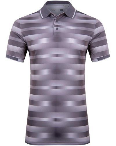 Kjus Poloshirt Spot Printed Polo Alloy-Steel Grey - Lila