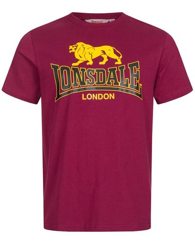 Lonsdale London T-Shirt Taverham (1-tlg) - Pink