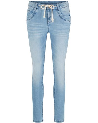 Tom Tailor 5-- Hose Tapered Relaxed Jeans im Five-Pocket-Style - Blau