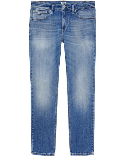 Tommy Hilfiger Tommy -fit-Jeans SCANTON SLIM mit Logoprägung - Blau