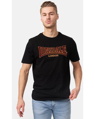 Lonsdale London T-Shirt CLASSIC - Schwarz