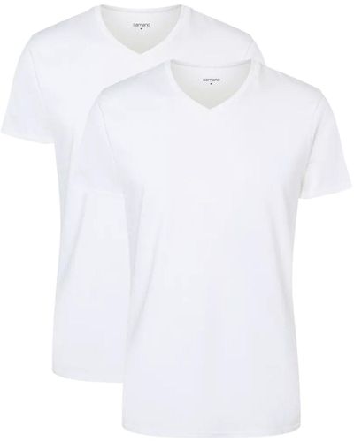 Camano T-Shirt, 2er Pack - Comfort BCI Cotton - Weiß