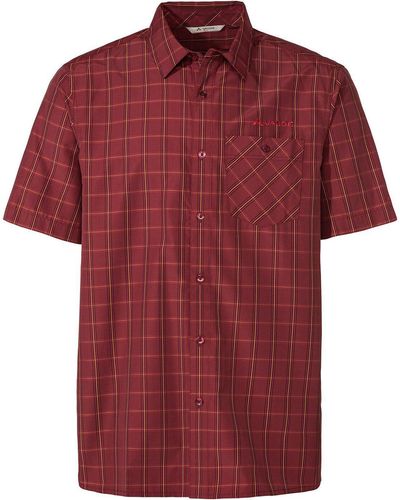 Vaude Outdoorhemd Me Albsteig Shirt III CARMINE - Rot